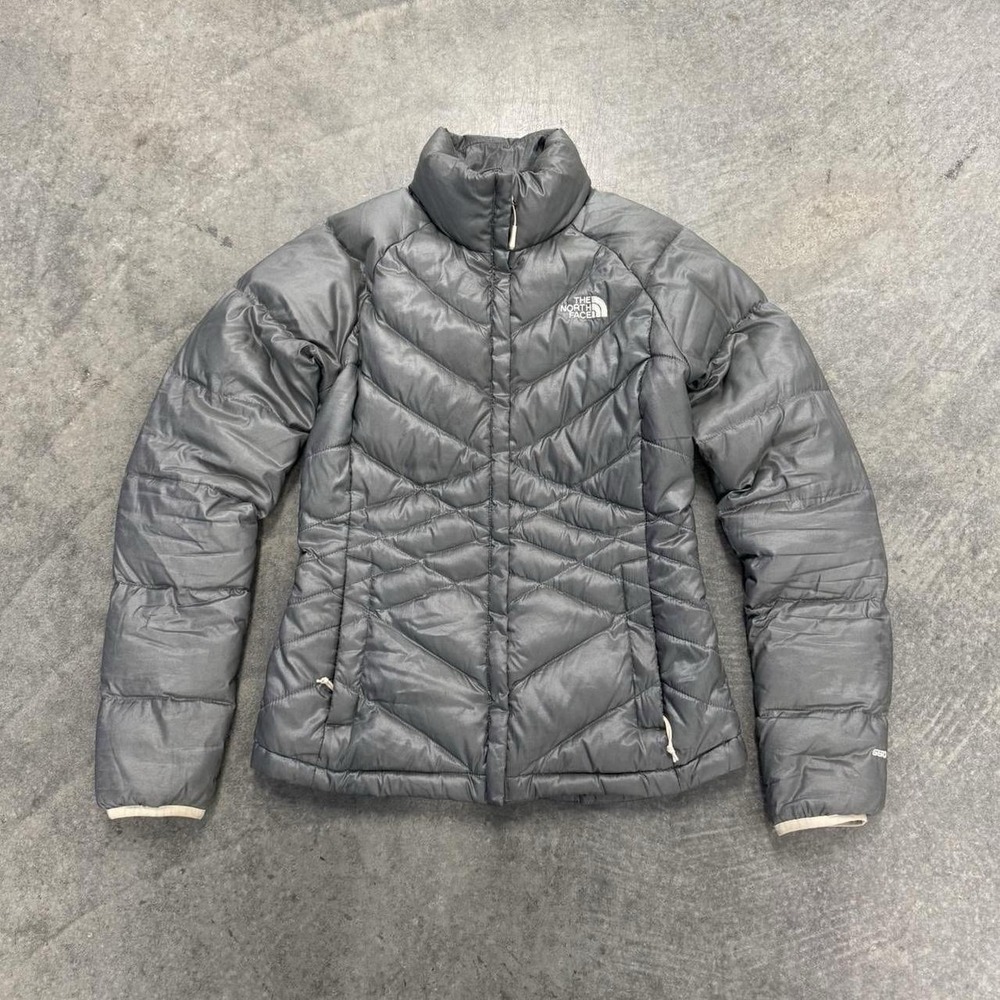 The North Face Aconcagua Puffer Jacket Womens XS Grey Goose Down 550 Fill